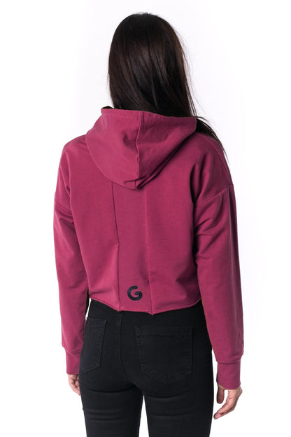 The Woman Panelled Cropped Hoody 17 // fuksie