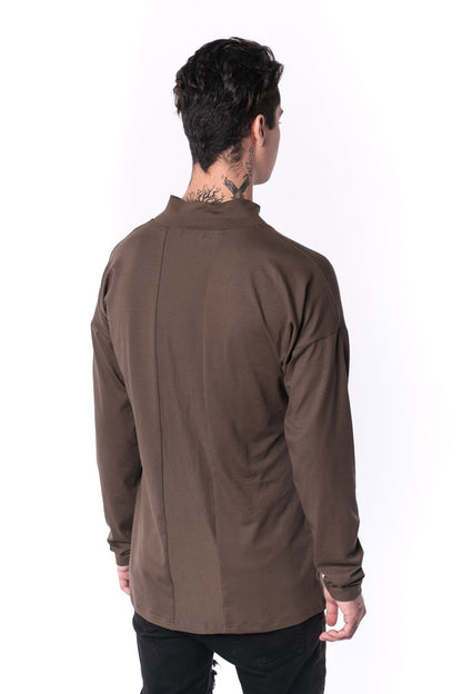 The Man Panelled Turtleneck 17 // firgreen