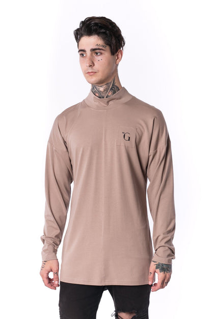 The Man Panelled Turtleneck 17 // mocca