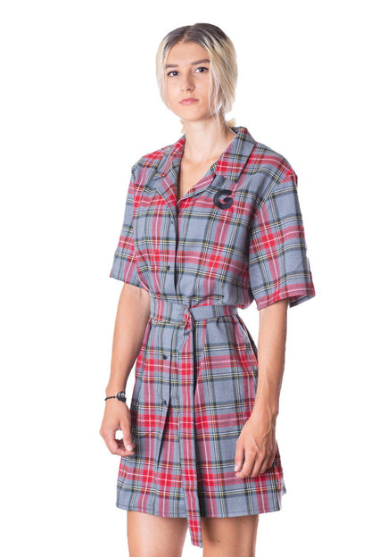 Tartan Woman Dress // gry