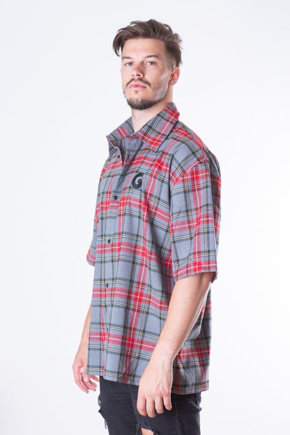 Tartan Man Shirt // gry