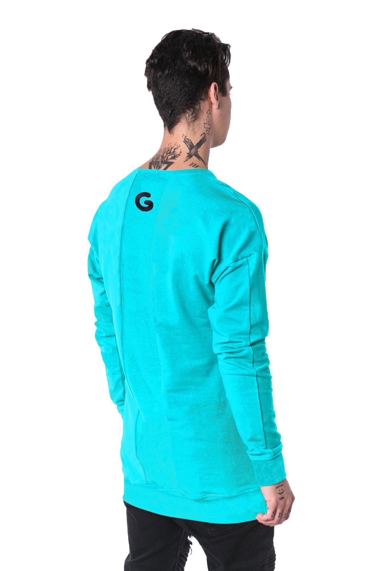 The Man Panelled Pullover Crewneck 17 // tyrkys