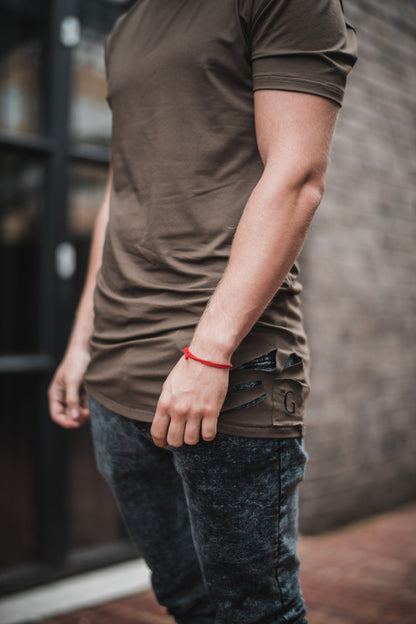 Boris Genuine Destroyed Tee // firgreen